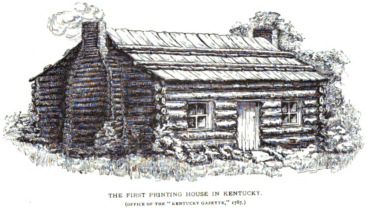 Kentucke Gazette printing house