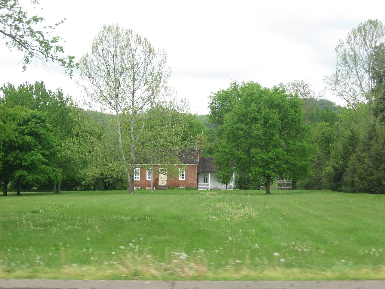 Richard Masterson House, Carrollton—where the first Gallatin County court met in 1799 (photographed 2013)