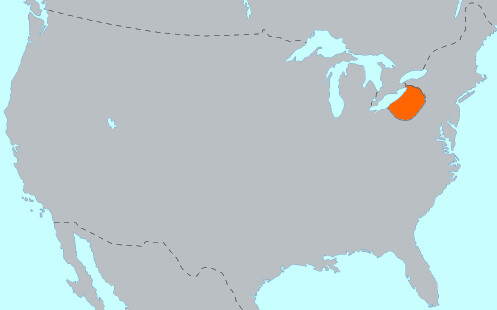 Erie / Cat Nation territory (historical map)