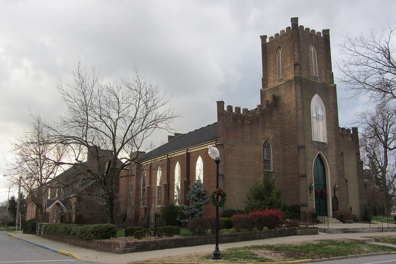First Presbyterian Church, Danville, descendant of Rice’s Concord Church (photographed 2012)
