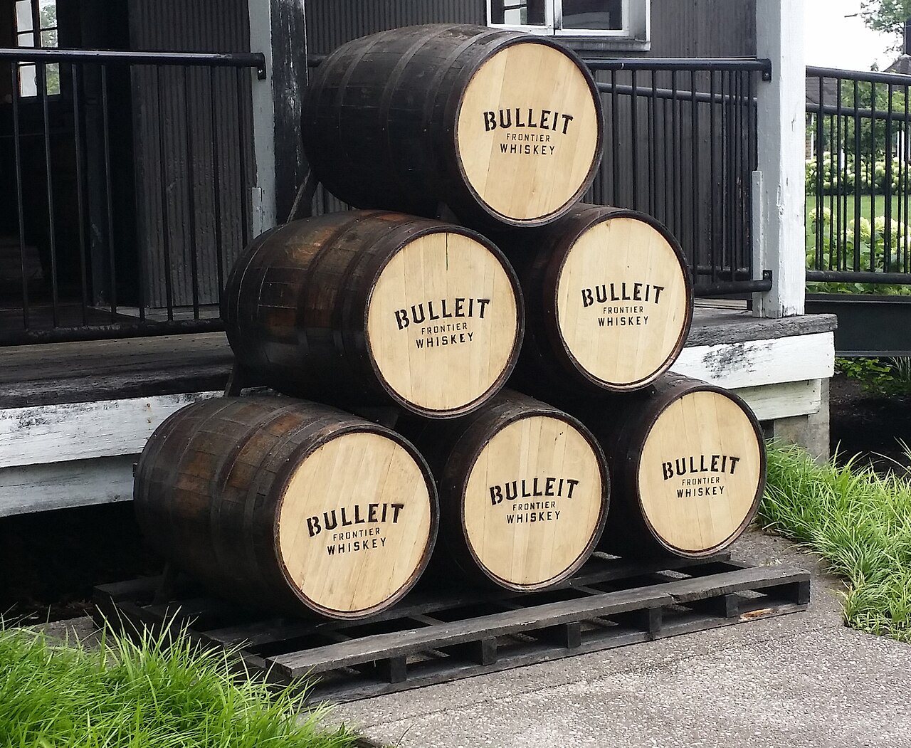 Stitzel-Weller Distillery in Shively (photographed 2017)—opened 1935, a later stand-in, not Stitzel’s 1879 warehouse