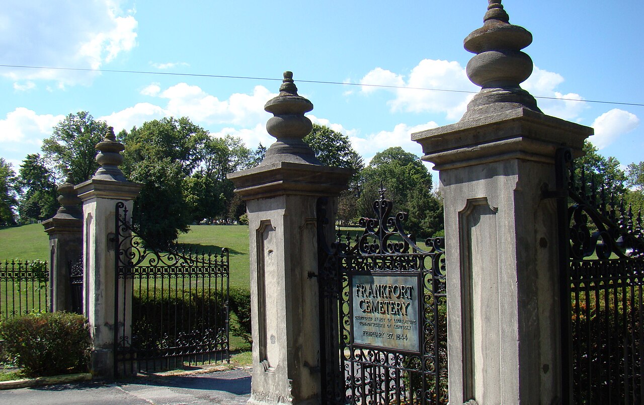 Frankfort Cemetery — burial place of Judge Harry Innes (first U.S. district judge for Kentucky)