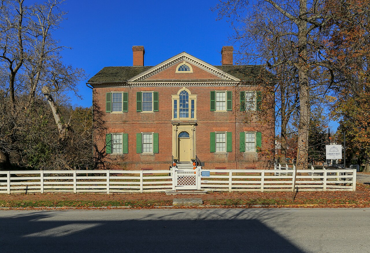 Front of Liberty Hall, Frankfort (photographed 2018)