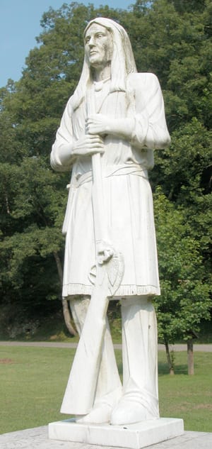 Statue of Chief Logan, Chief Logan State Park, West Virginia