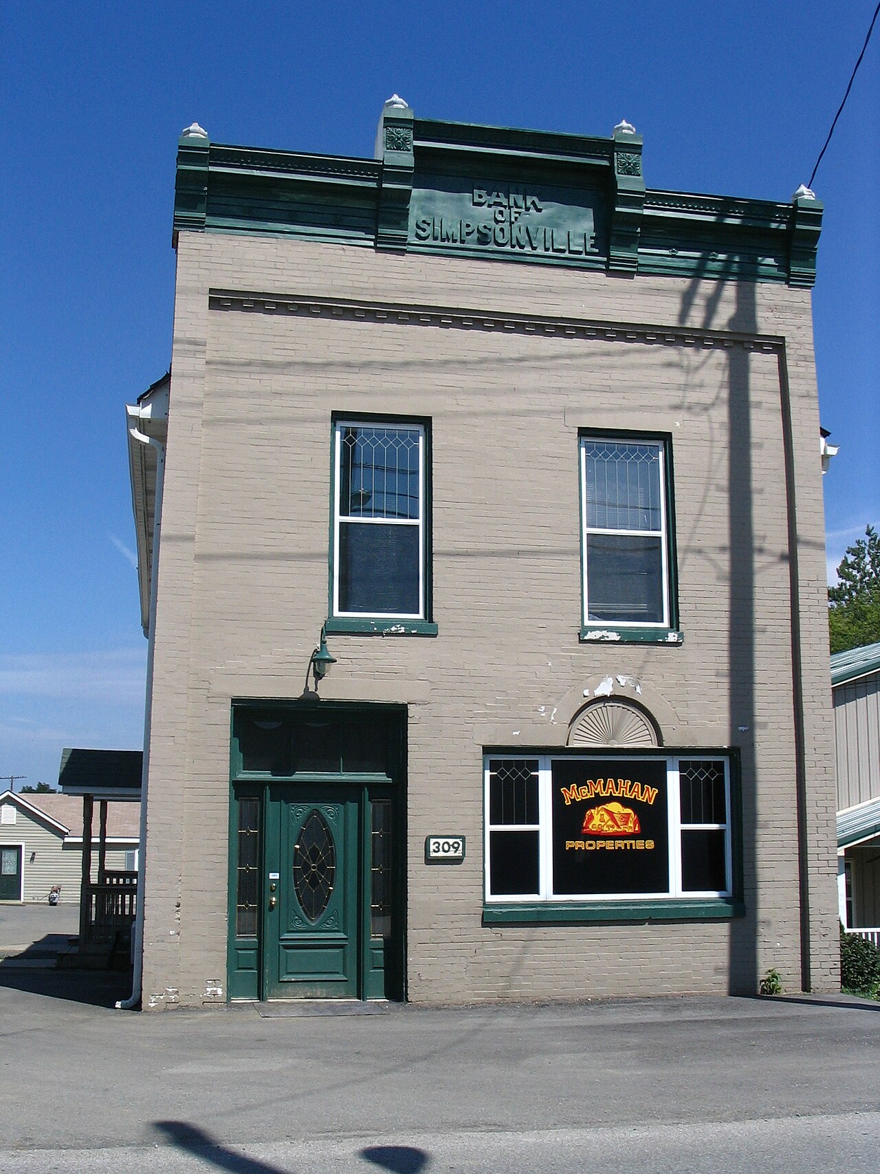 Bank of Simpsonville Building (1902)