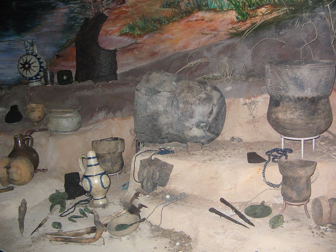 Susquehannock artifacts on display, State Museum of Pennsylvania (Harrisburg) — Susquehannock homeland, not a Kentucky site