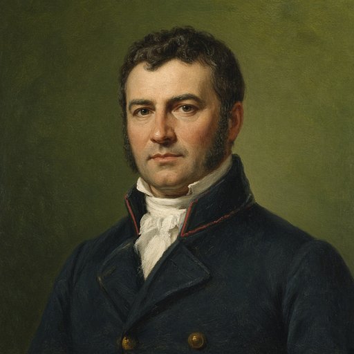AI illustration of Abraham Owen, Kentucky militia colonel, about 1811