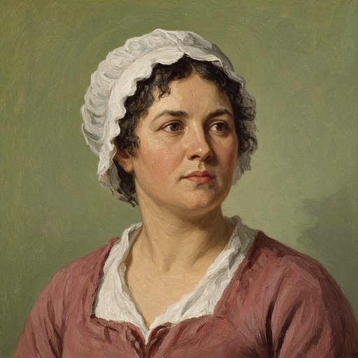 AI illustration of Jemima Suggett Johnson of Bryan's Station, about 1782