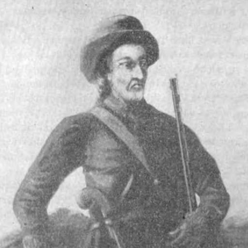 Imagined posthumous portrait of Simon Girty