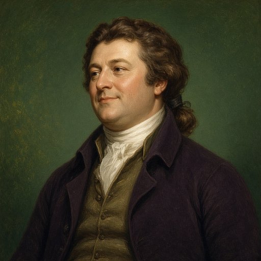 AI illustration of William Preston, Fincastle surveyor, about 1772