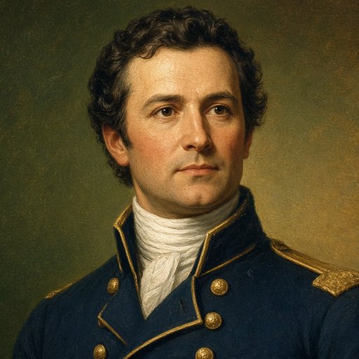 AI illustration of Gen. William Russell of Kentucky, about 1795